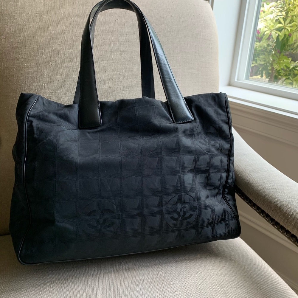Chanel Travel Line Tote Black